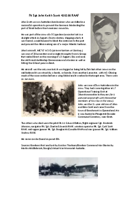 A preview of a PDF biography for Scott, John Keith